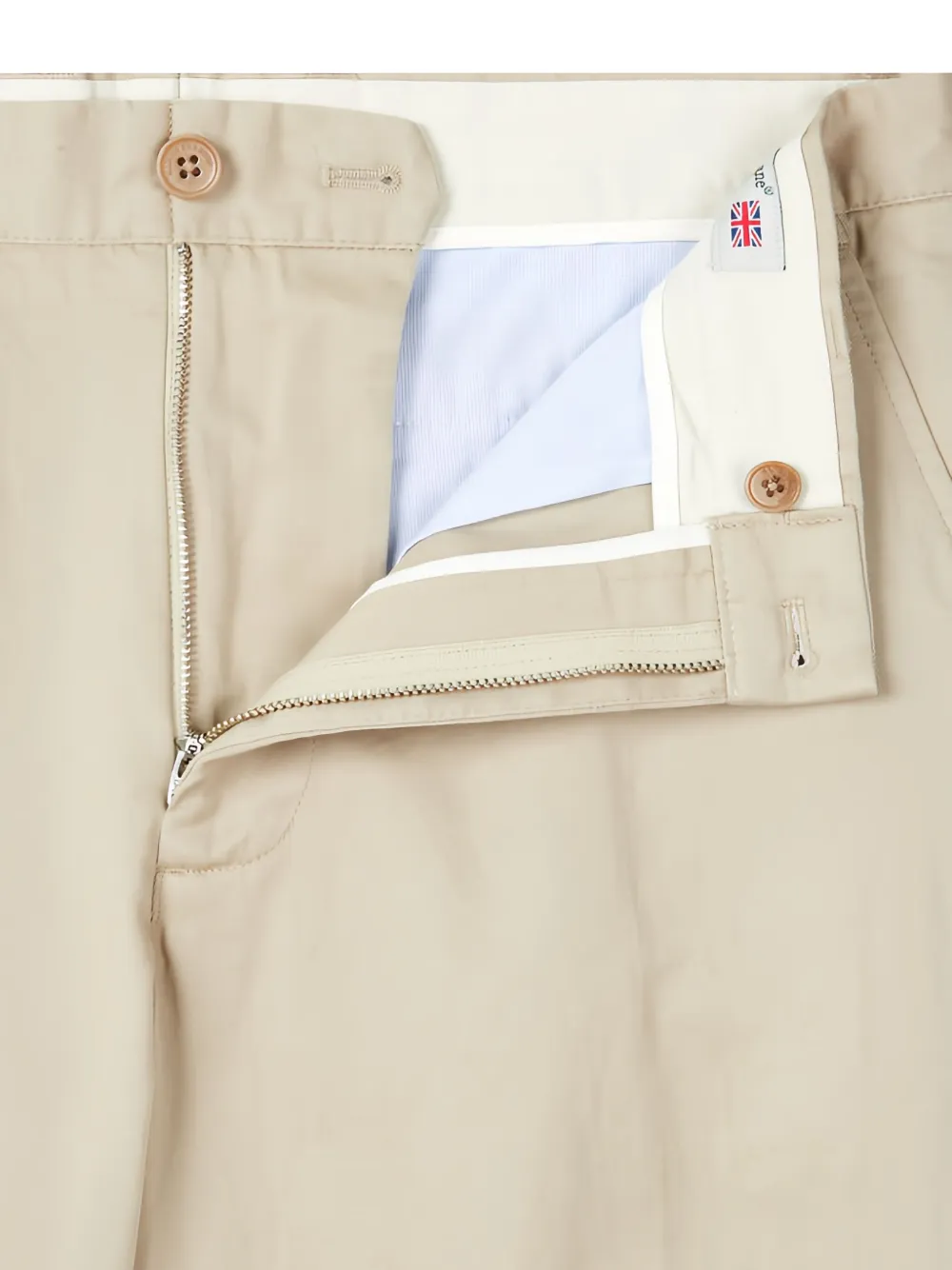Man On The Boon. Katoenen broek Beige