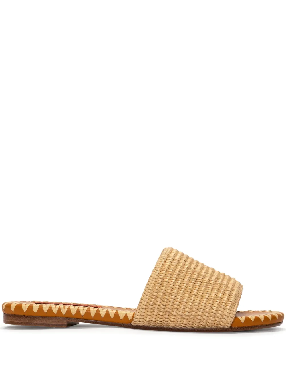 Simon Miller Raffia Salerno slides Neutrals