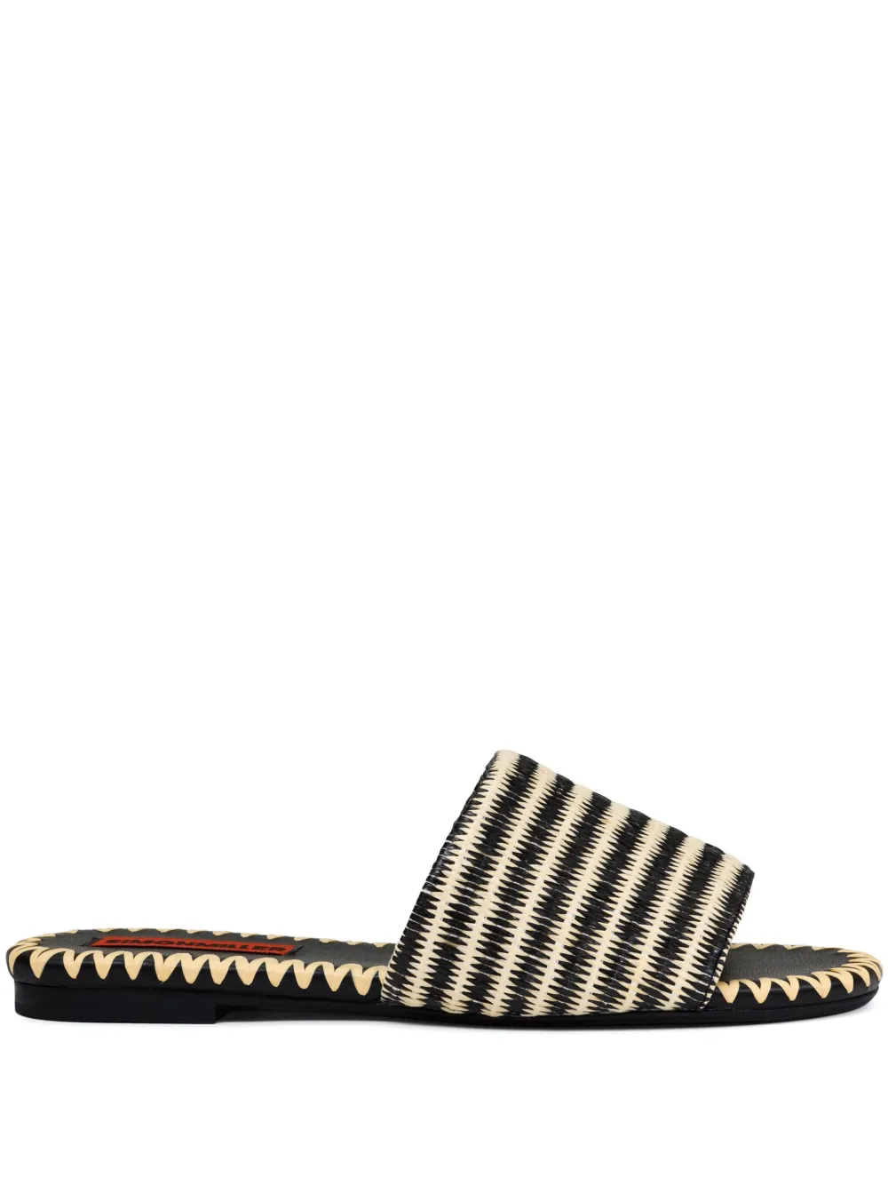 Simon Miller Raffia Salerno slides Black