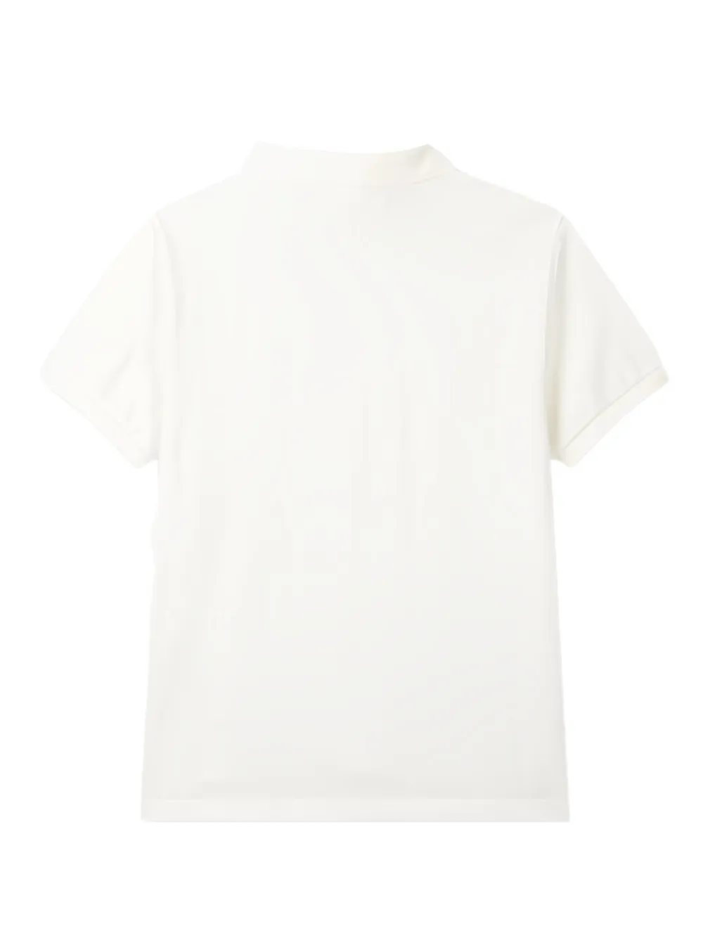 Man On The Boon. logo-embroidered polo shirt - Wit