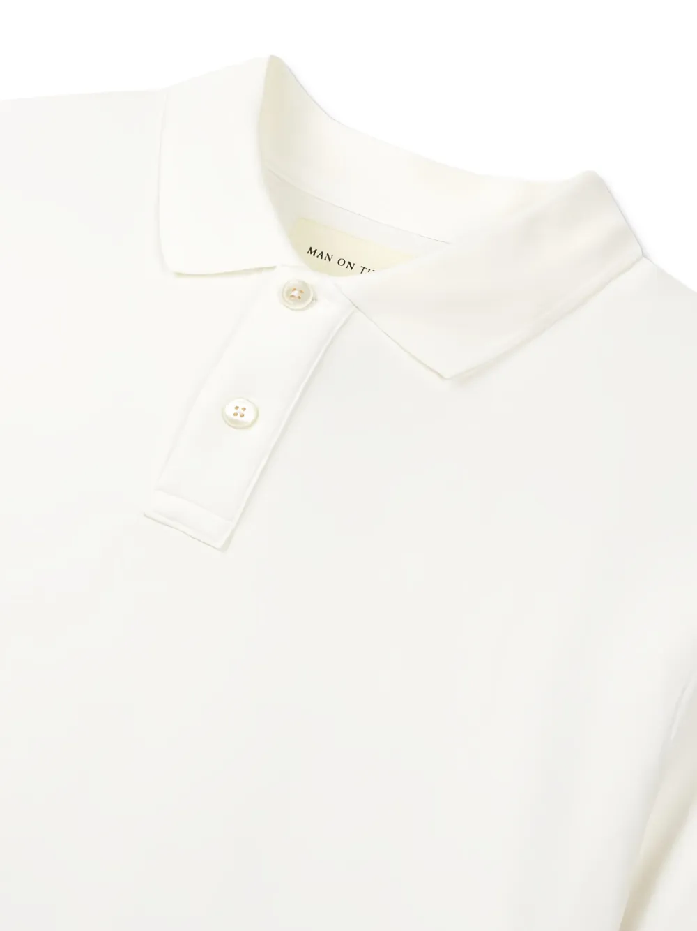 Man On The Boon. Poloshirt Wit