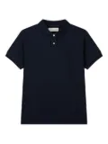 Man On The Boon. logo-embroidered polo shirt - Blue