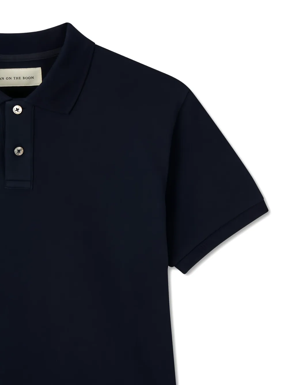 Man On The Boon. Poloshirt Blauw