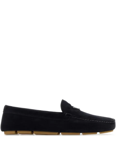Prada suede loafers