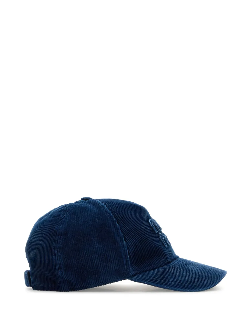 Miu Ribfluwelen honkbalpet Blauw