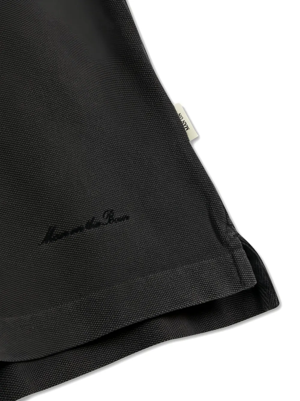 Man On The Boon. Katoenen poloshirt Grijs