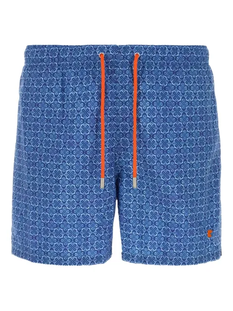 Gallo shorts de playa con estampado geométrico