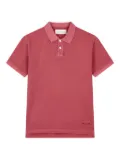 Man On The Boon. piqué polo shirt - Red