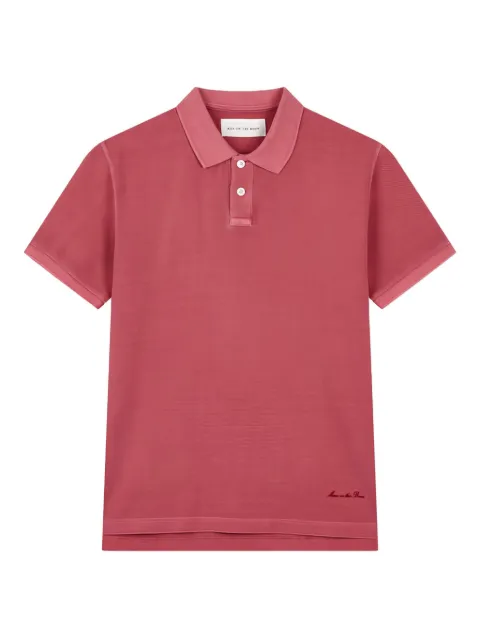 Man On The Boon. piqué polo shirt