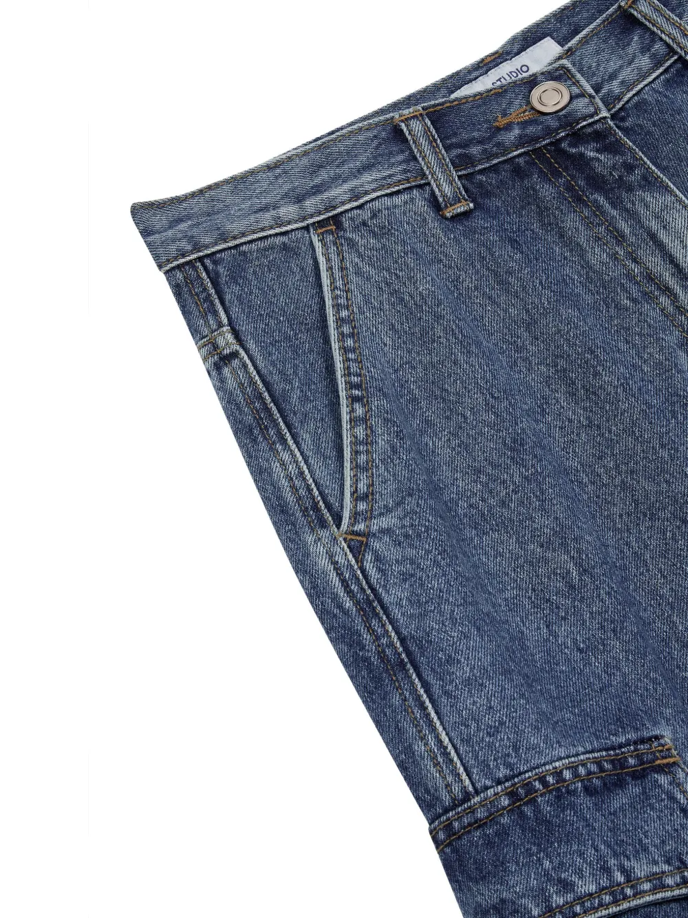 STUDIO TOMBOY Cargo shorts Blauw