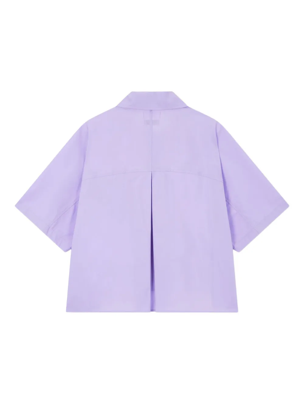 STUDIO TOMBOY Shirt met kraag en korte mouwen - Paars