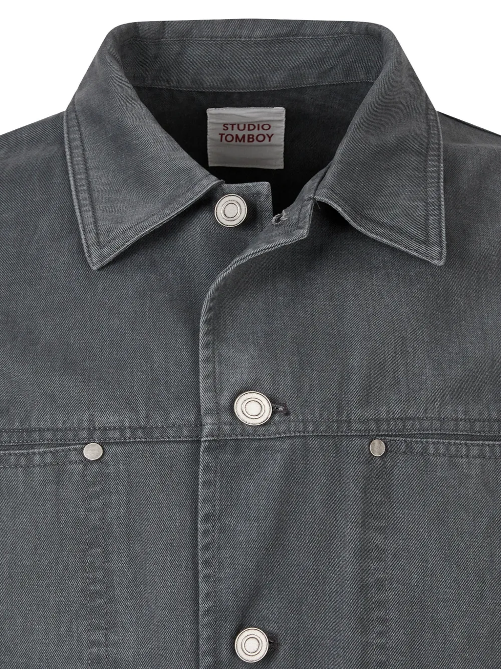 STUDIO TOMBOY Denim shirtjack Grijs
