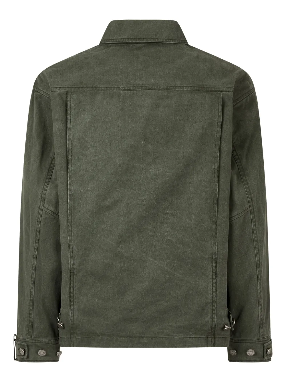 STUDIO TOMBOY Denim shirtjack Groen