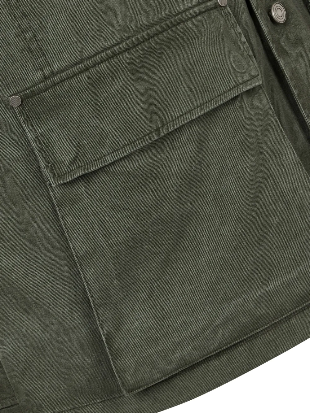 STUDIO TOMBOY Denim shirtjack Groen