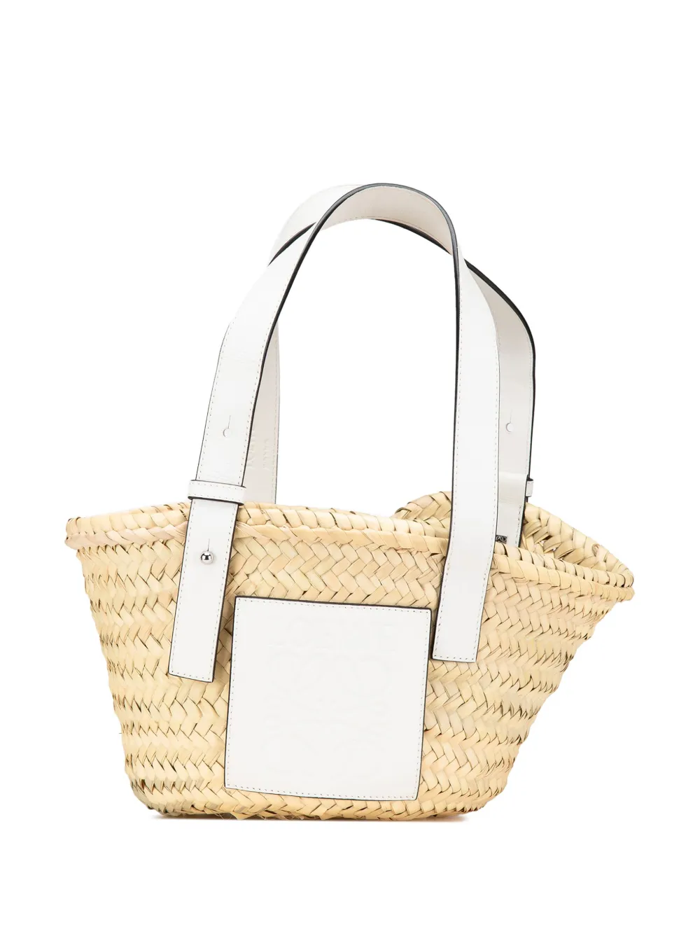 2010-2024 Small Raffia Basket tote bag