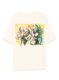JNBY graphic-print T-shirt - Neutrals
