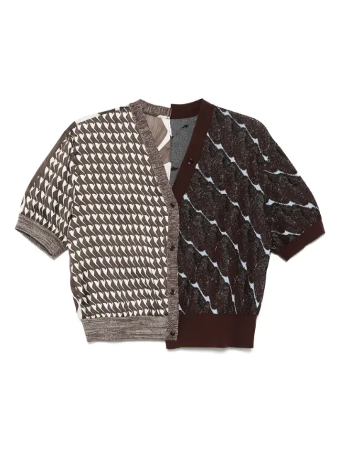 JNBY panelled cardigan