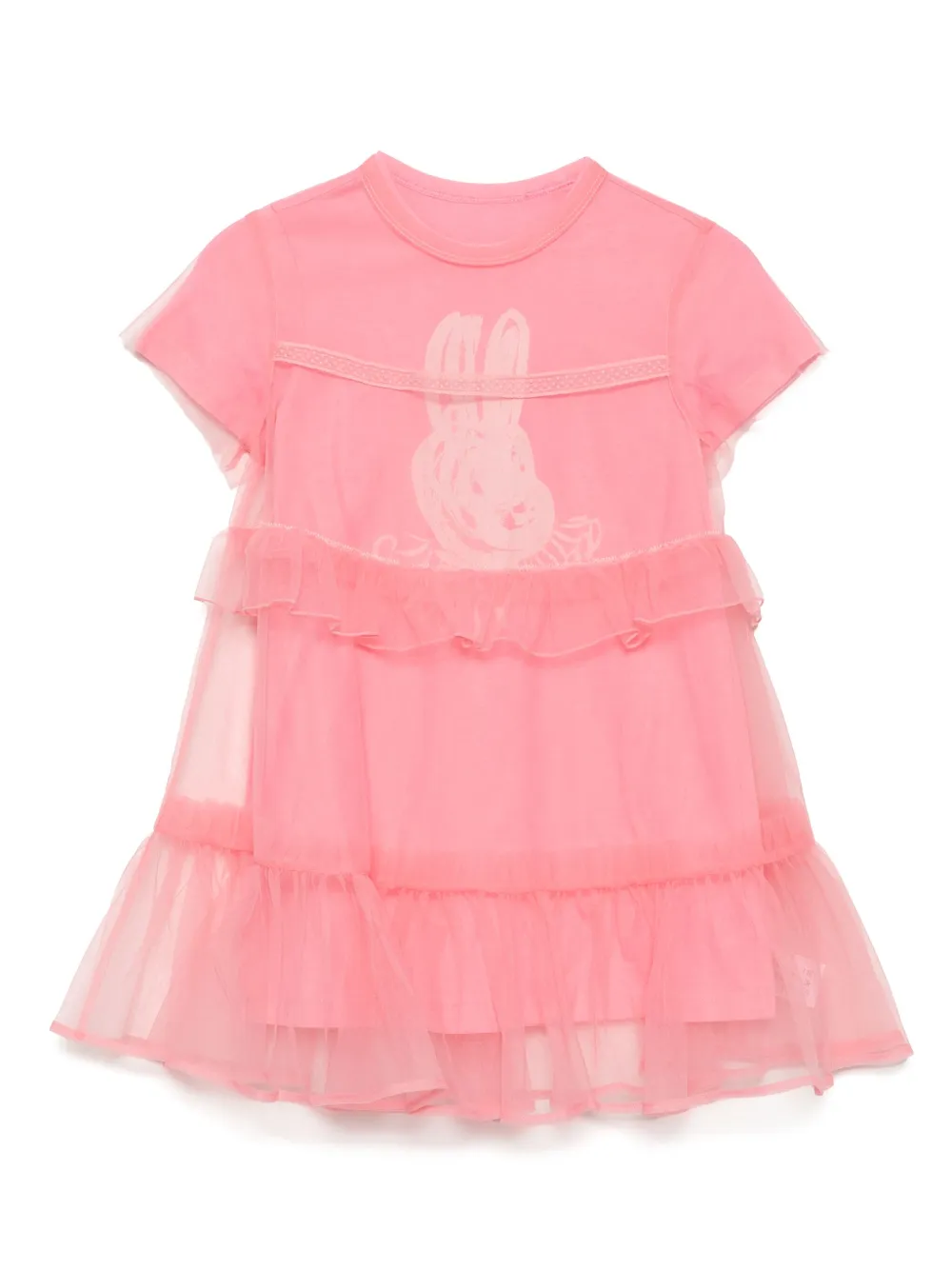 jnby by JNBY vestido con conejo estampado | rosado | Image 1