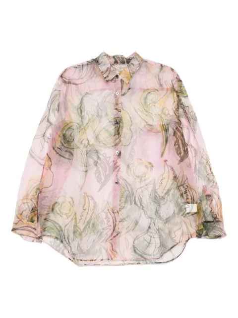 JNBY mixed plant shirt
