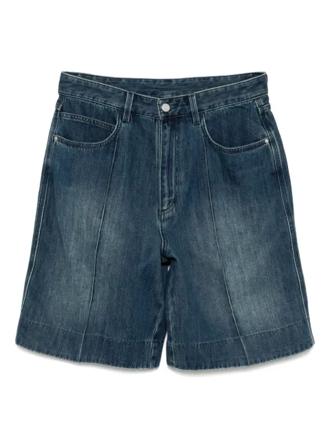CROQUIS straight-leg denim shorts