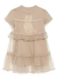 jnby by JNBY rabbit-print dress - Brown