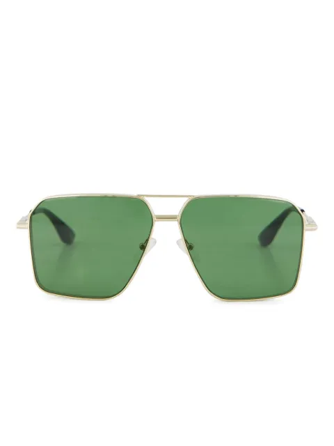 Alexander McQueen Eyewear نظارة شمس بإطار مربع
