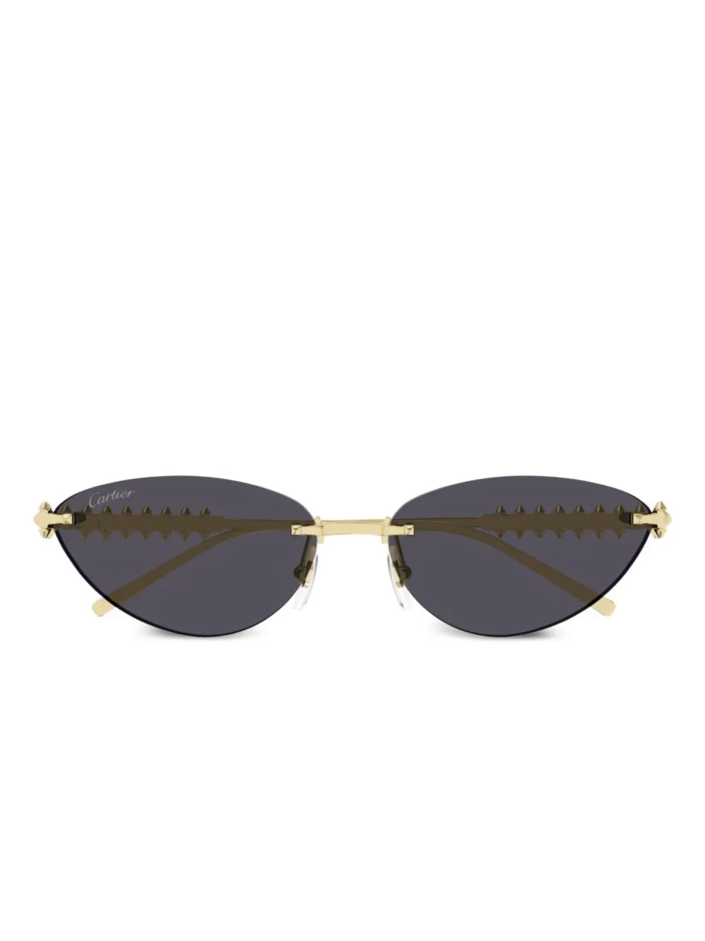 Cartier Eyewear geometric-frame sunglasses | Gold | Image 1