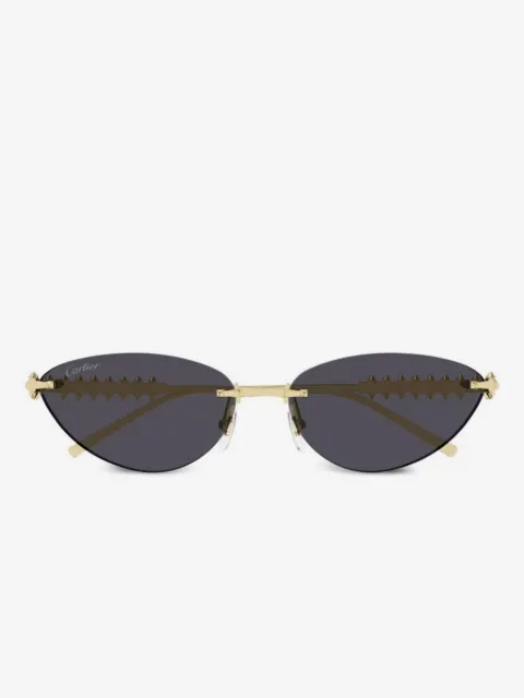 Cartier Eyewear lentes de sol con armazón geométrica