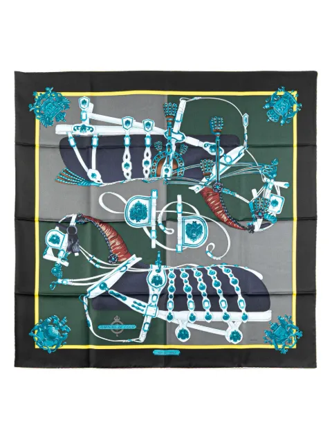 Hermès Pre-Owned 20th Century Harnais De Cour Silk Scarf scarves