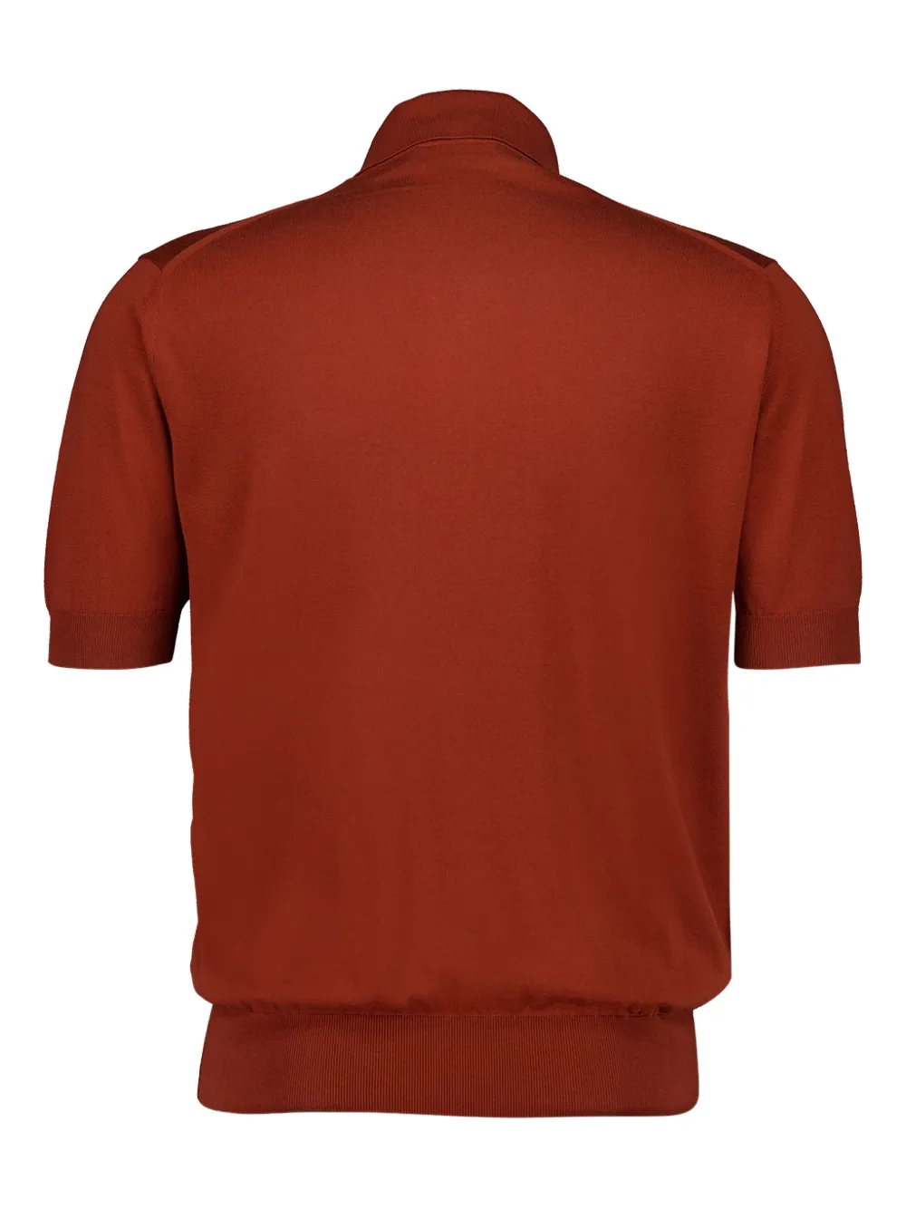 Ferragamo fine-knit polo shirt - Bruin