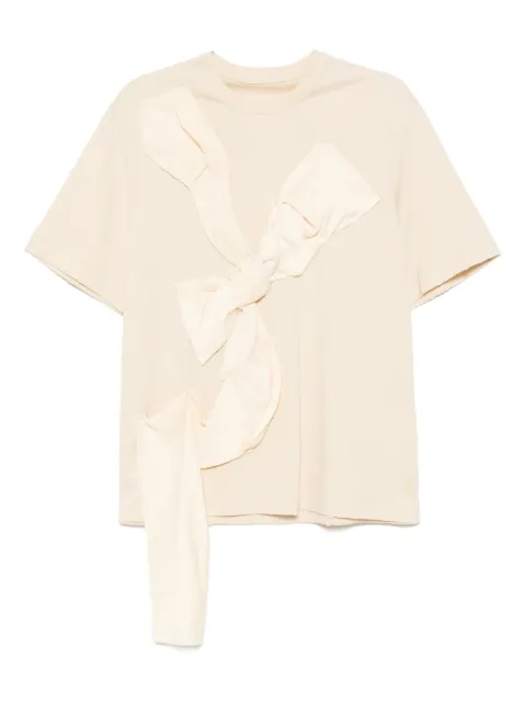 JNBY bow-embellished T-shirt