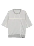 CROQUIS logo-embroidered T-shirt - Grey