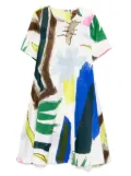 jnby by JNBY graphic-print dress - White