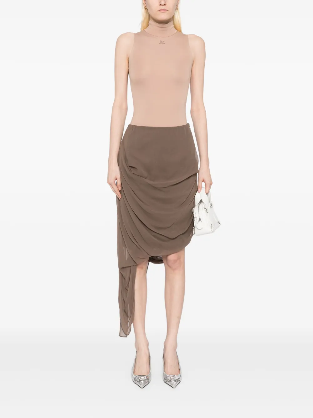 JNBY Asymmetrische rok - Bruin
