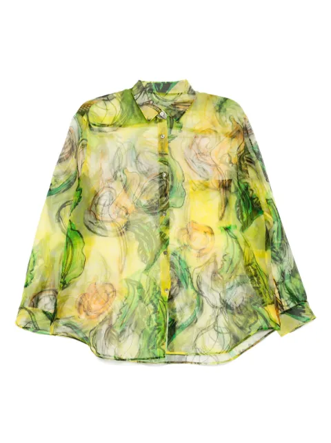 JNBY mixed plant shirt