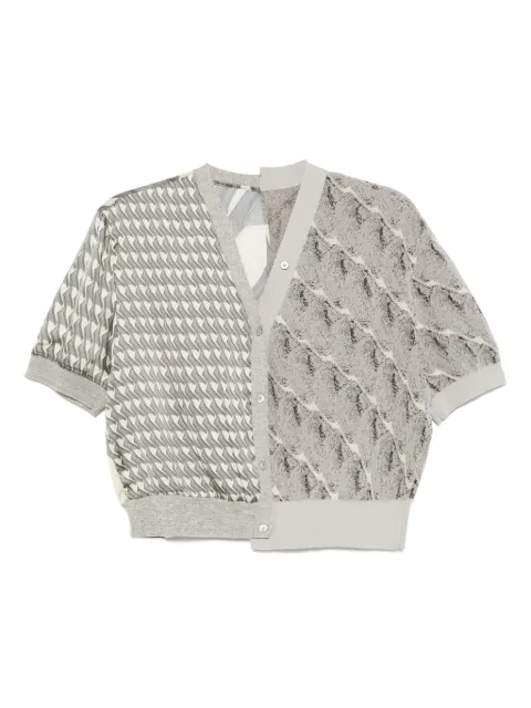 JNBY panelled cardigan