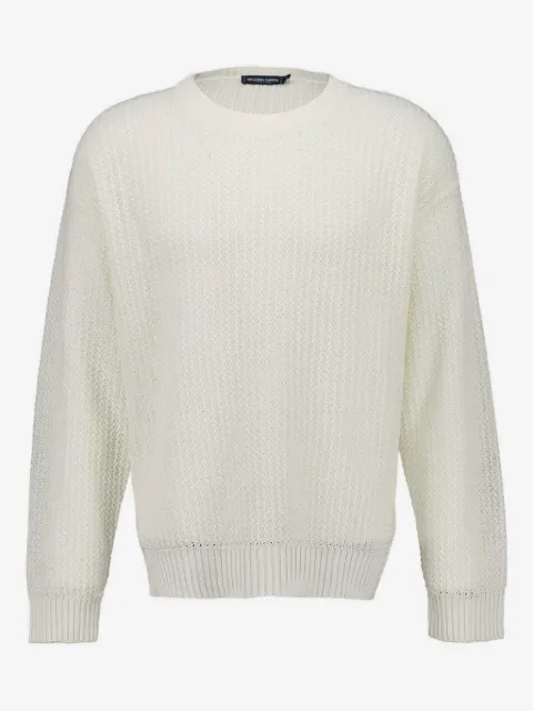 Frescobol Carioca Jardim linen crew-neck sweater