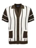 Frescobol Carioca striped knitted shirt - Brown