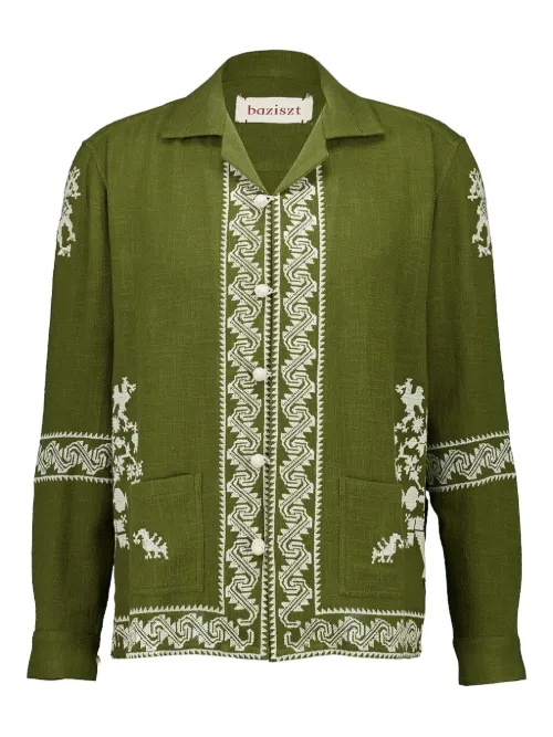 Baziszt chemise Tulum - Vert - Baziszt - Modalova