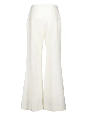 パンツ GIVENCHY Women Straight Pants BW515714X0 100 White Givenchy Logo Stripe Track Pants | White | FARFETCH