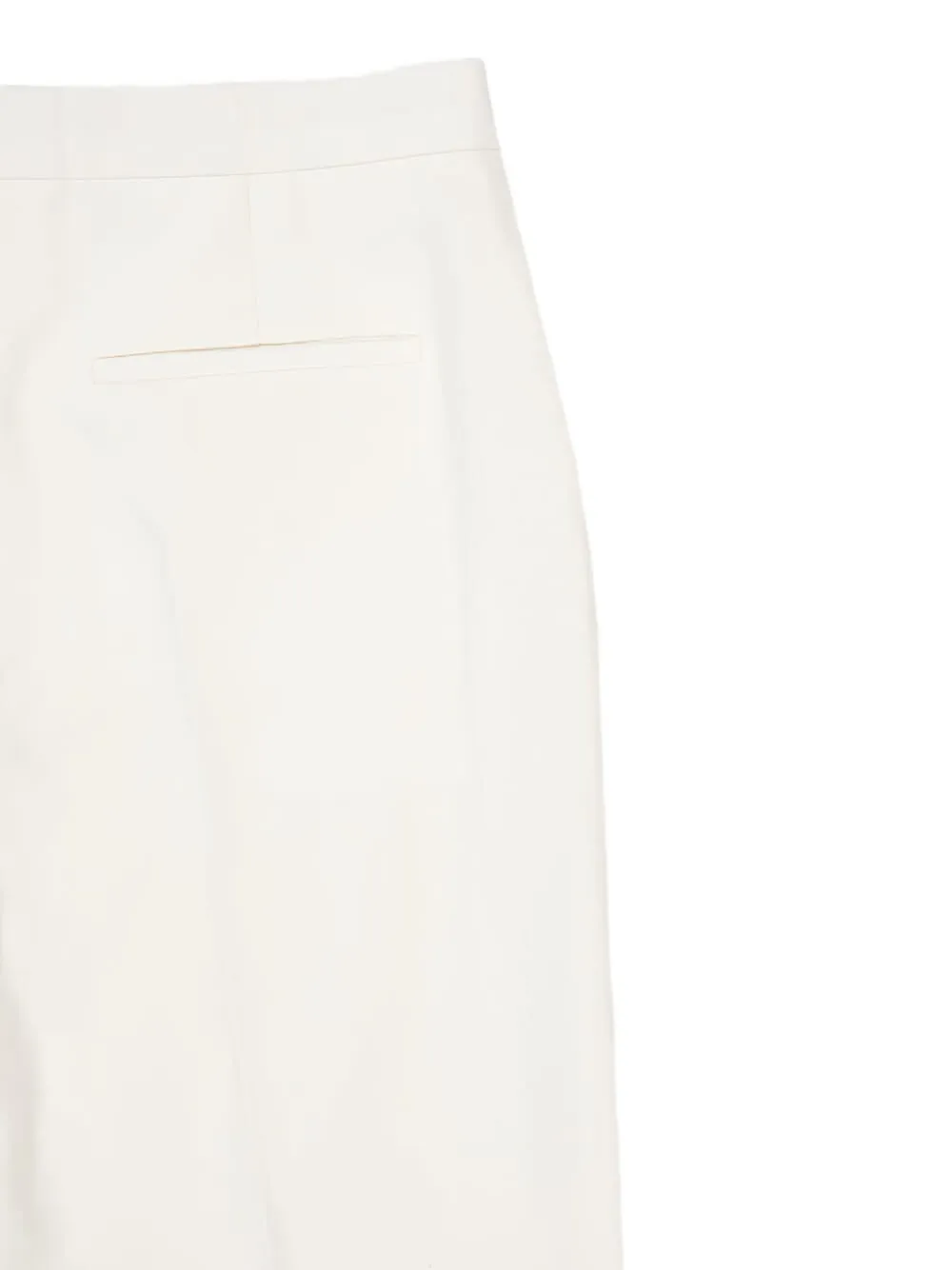 Shop Givenchy Linen Trousers In White
