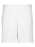 Alexander McQueen striped shorts - White