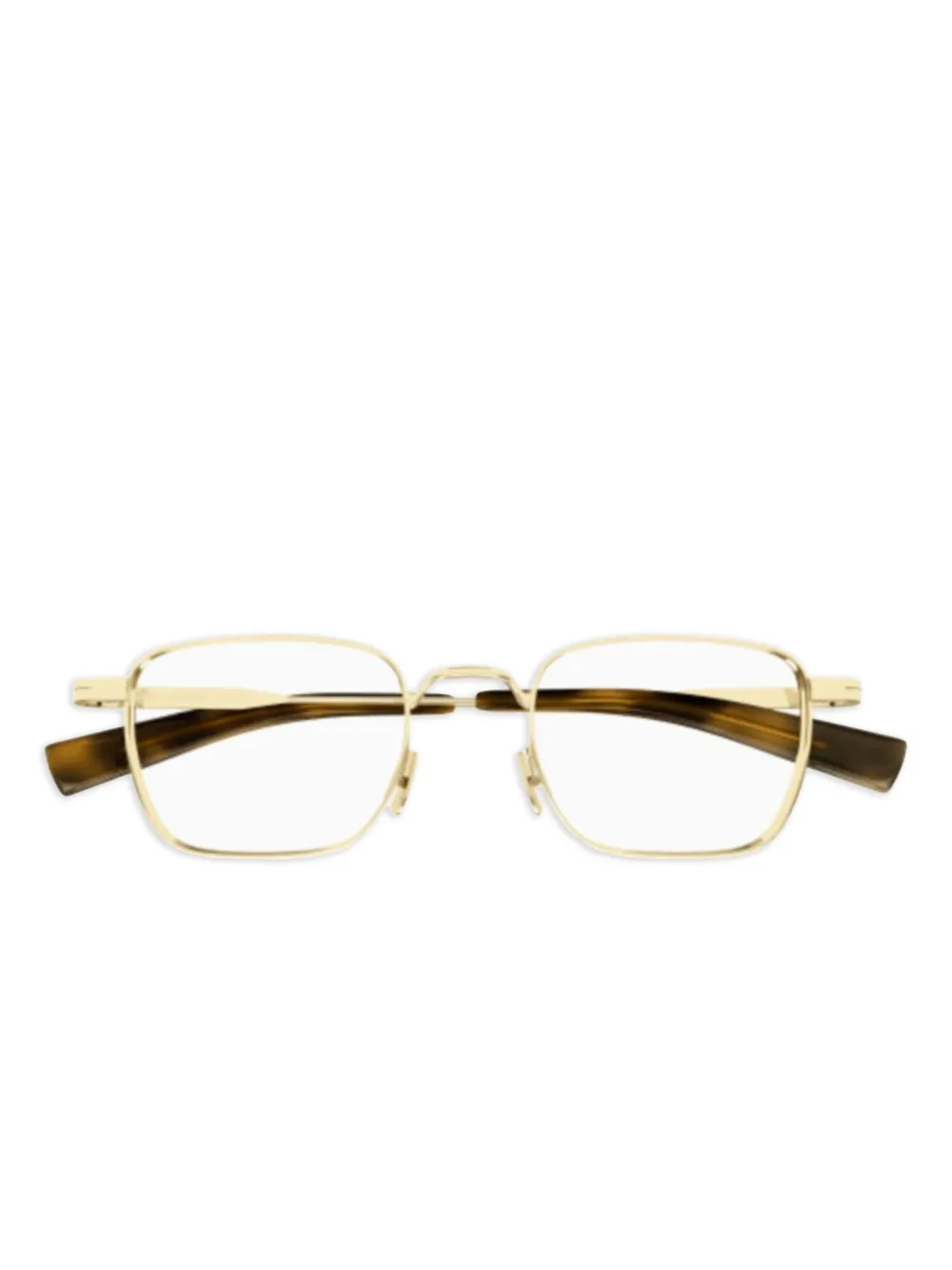 Saint Laurent Eyewear square-frame glasses | Gold | Image 1