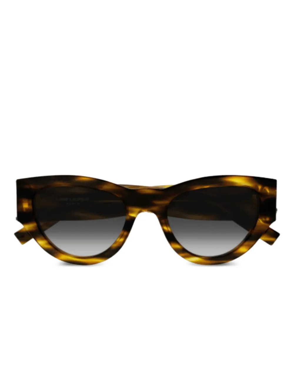Saint Laurent Eyewear Zonnebril met cat-eye montuur Bruin