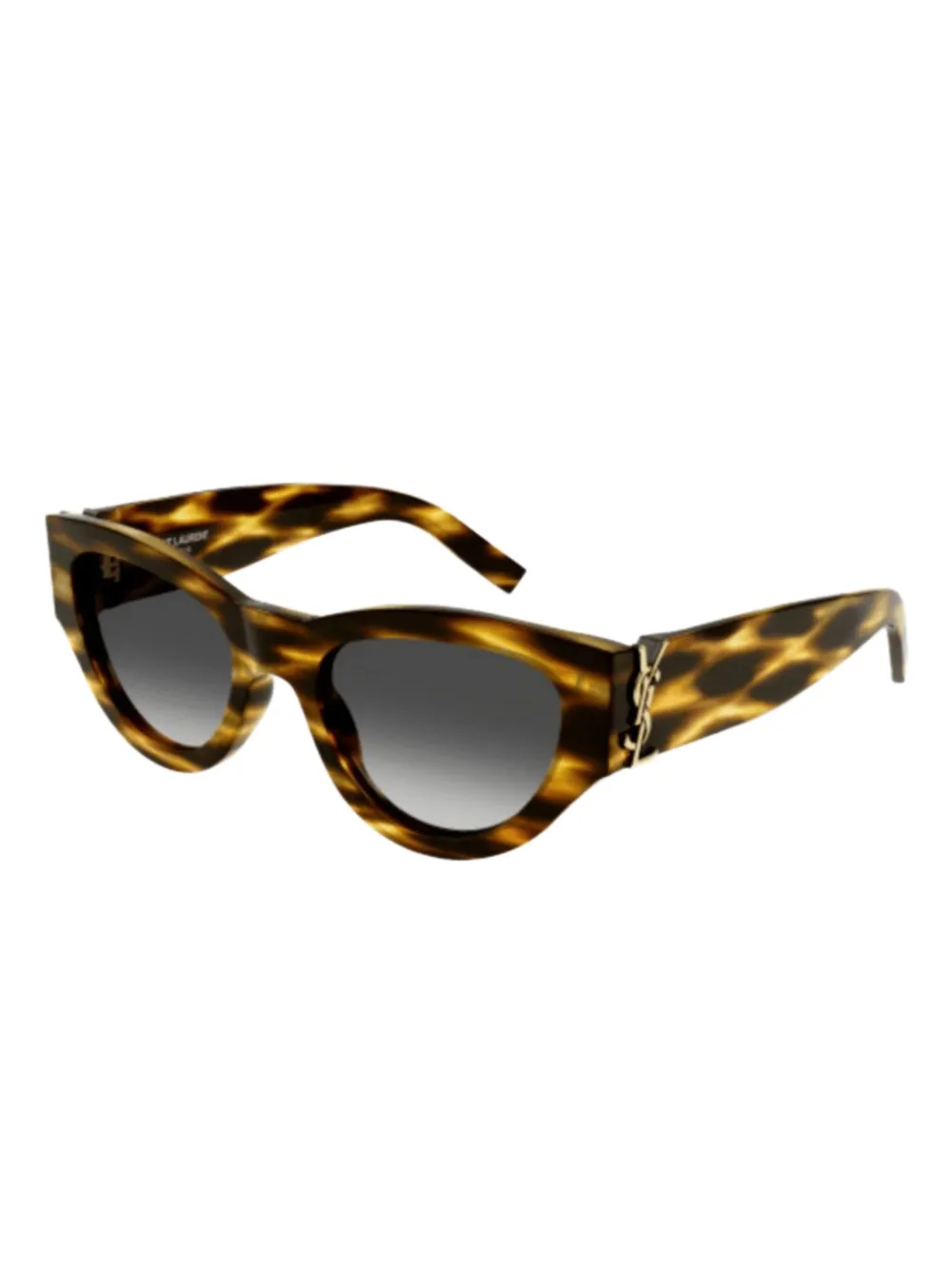 Saint Laurent Eyewear Zonnebril met cat-eye montuur Bruin