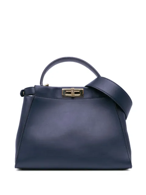 Fendi Pre-Owned 2009-2024 Medium Leather Peekaboo Iconic satchel