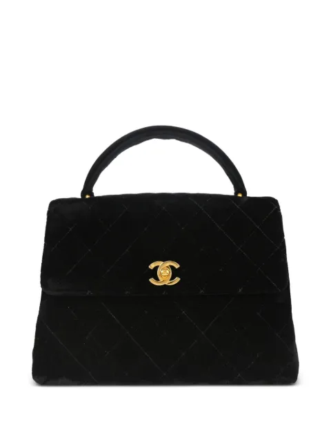 CHANEL Pre-Owned 1997 CC Velvet handbag