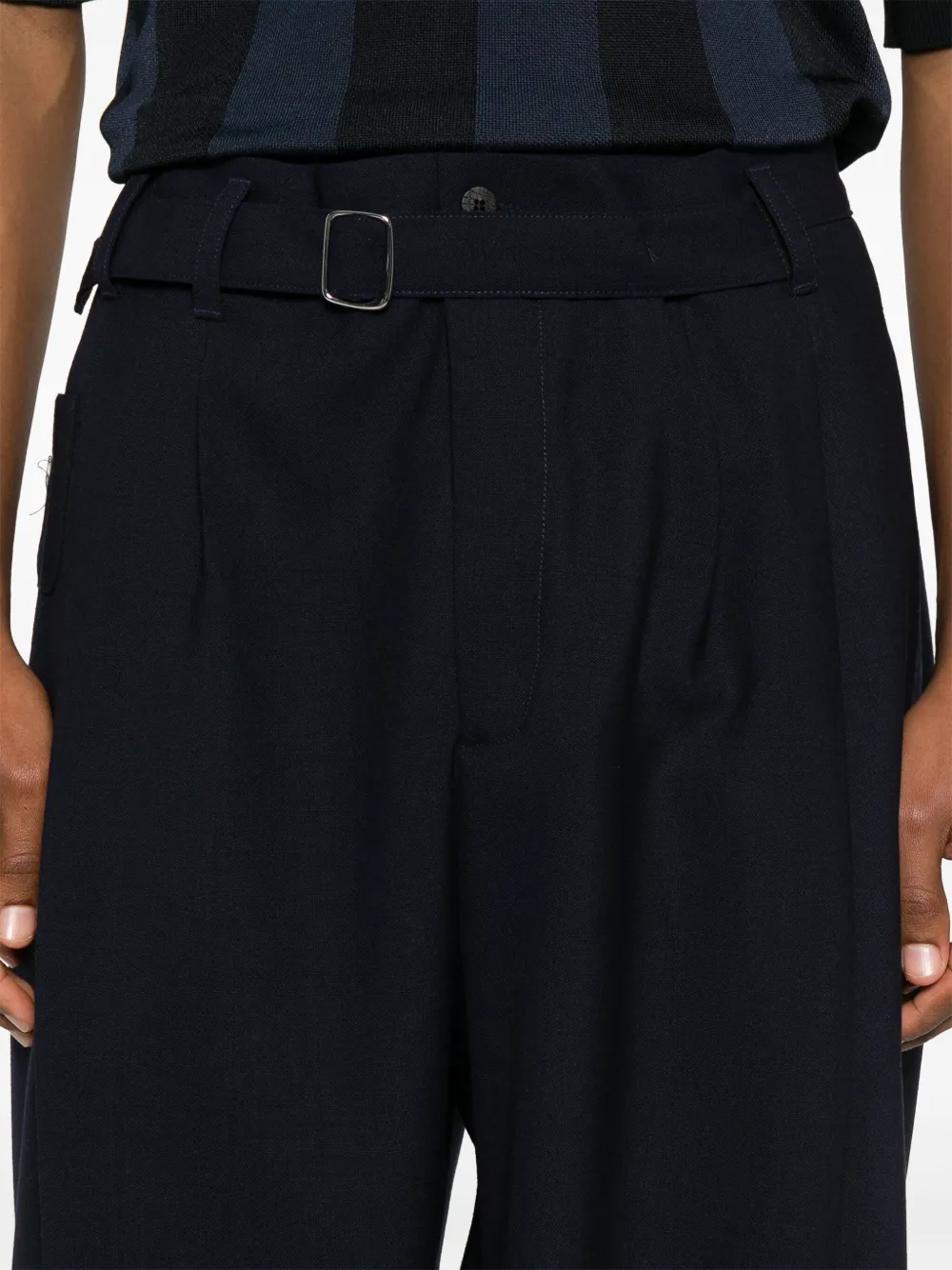 Jacquemus Le Pantalon Canevas broek Blauw