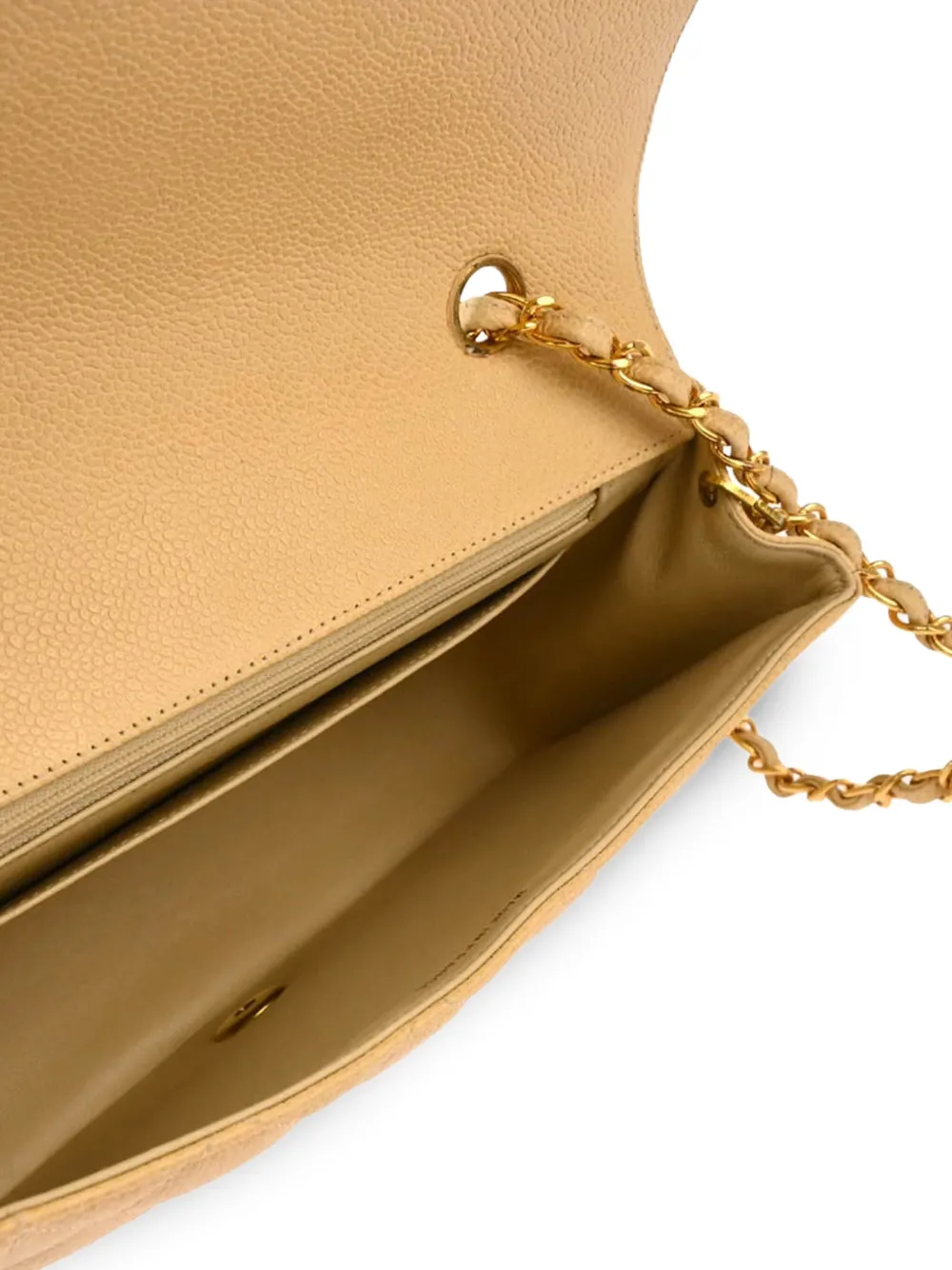 Pre-owned Chanel 1995 Medium Diana Shoulder Bag In Neutrals
