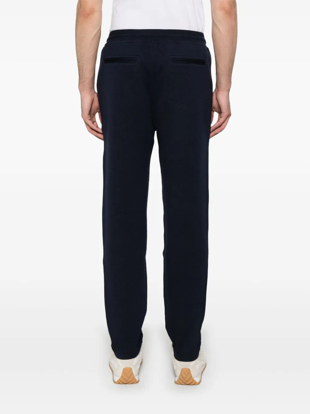 Brunello Cucinelli Broek met toelopende pijpen Blauw
